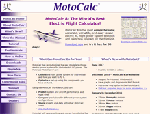 Tablet Screenshot of motocalc.com
